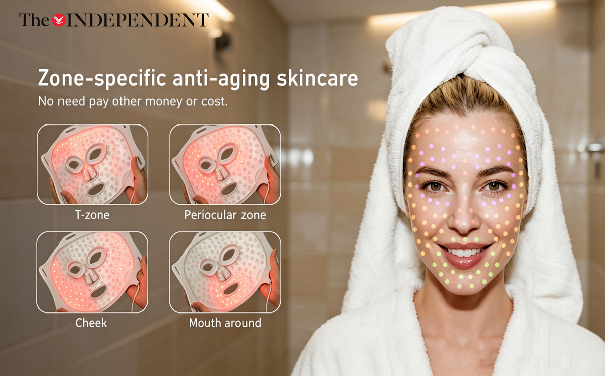 UMITEC ZoneCraft LED Mask featured in The Independent