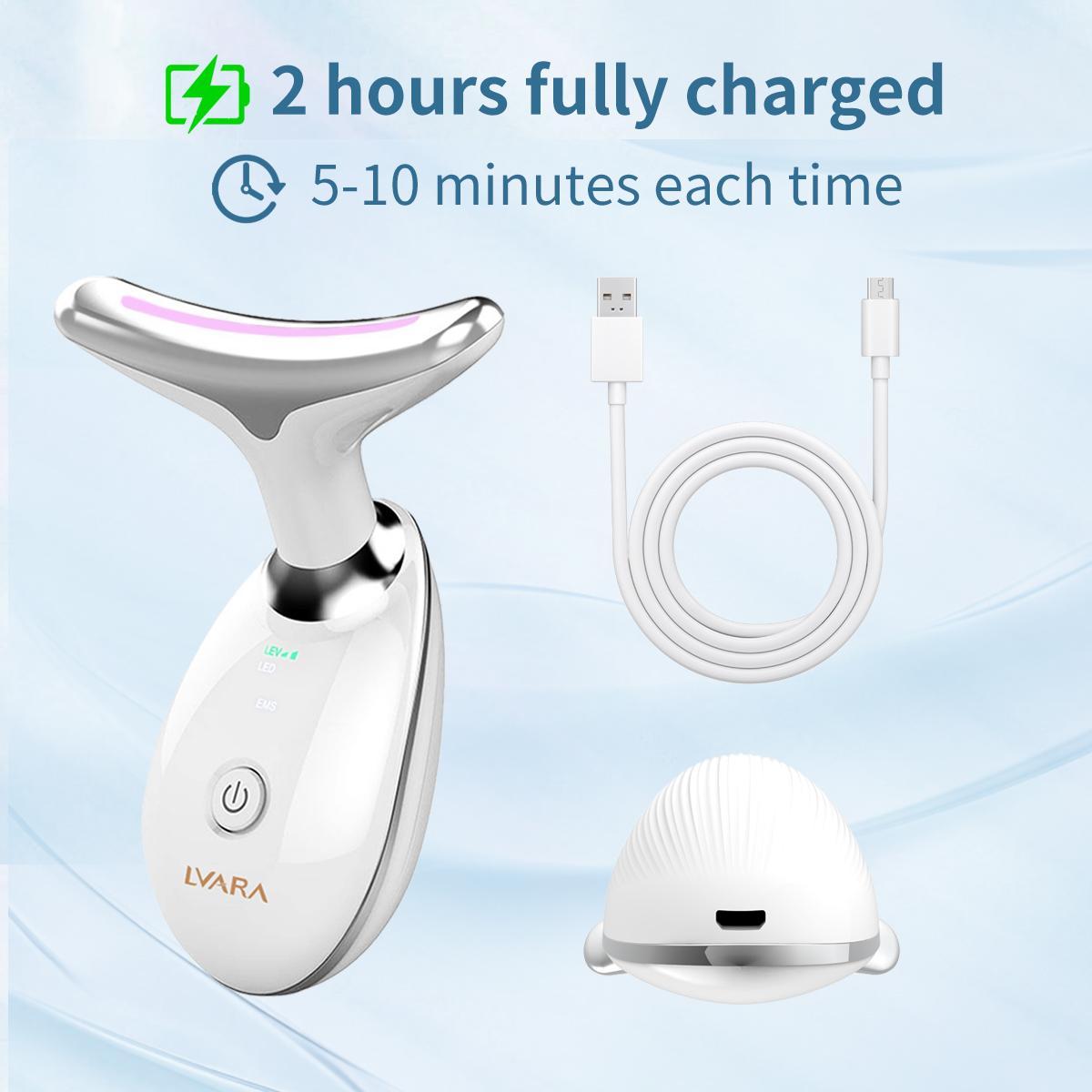 LVARA 3-in-1 LED Microcurrent Facial Sculptor