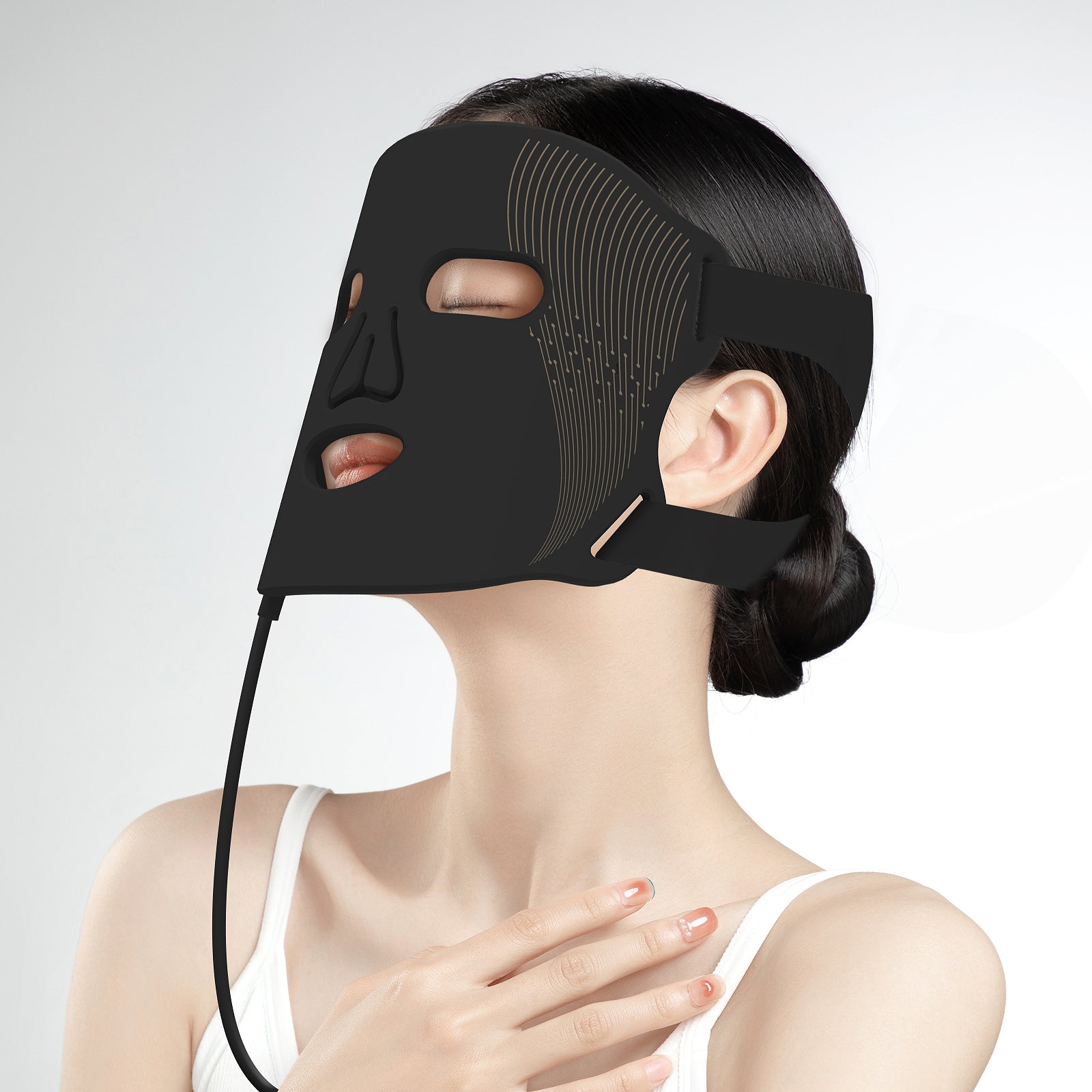 Umitec LED Mask Black