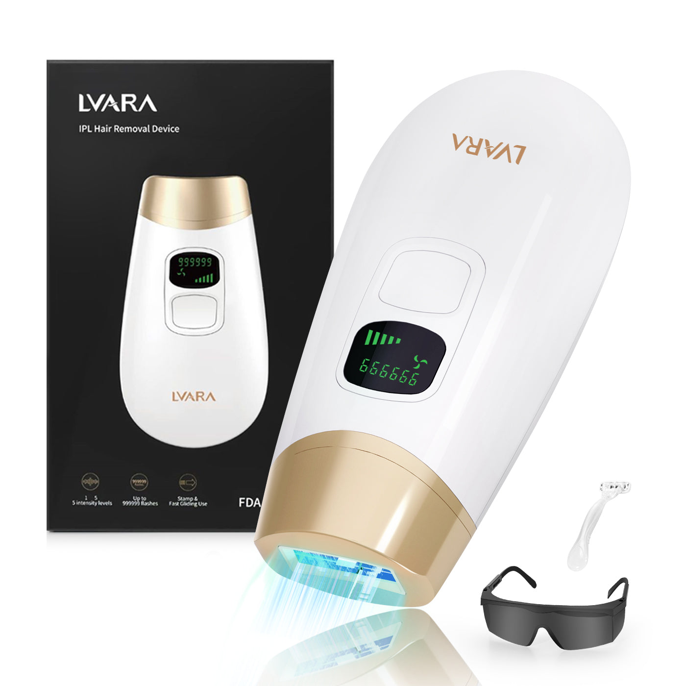 LVARA IPL Hair Removal Device