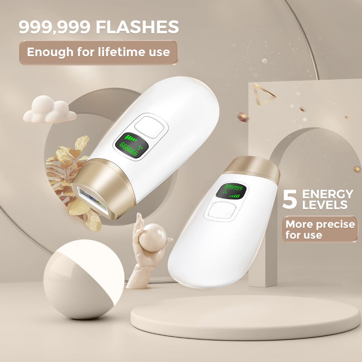 LVARA IPL Hair Removal Device