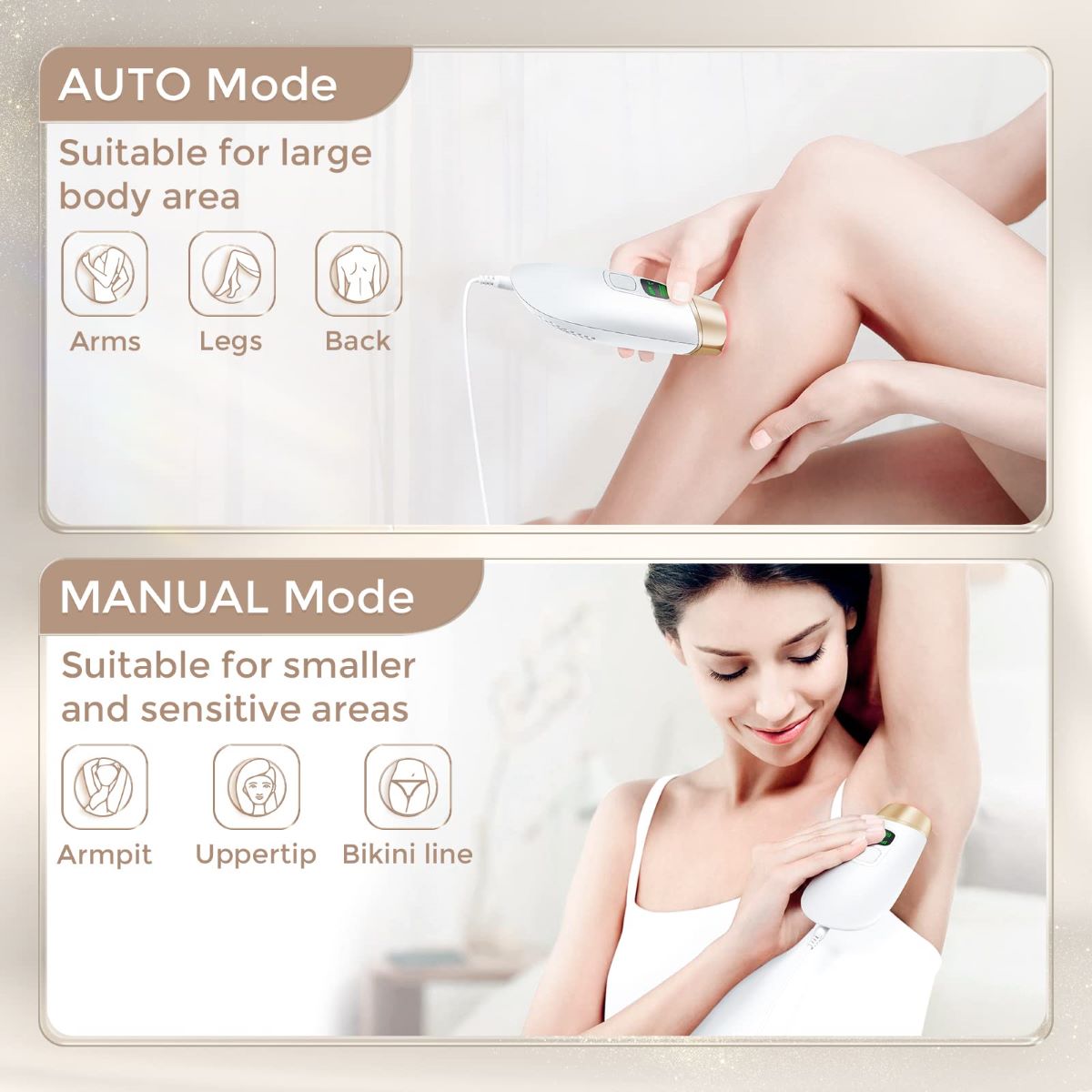 LVARA IPL Hair Removal Device