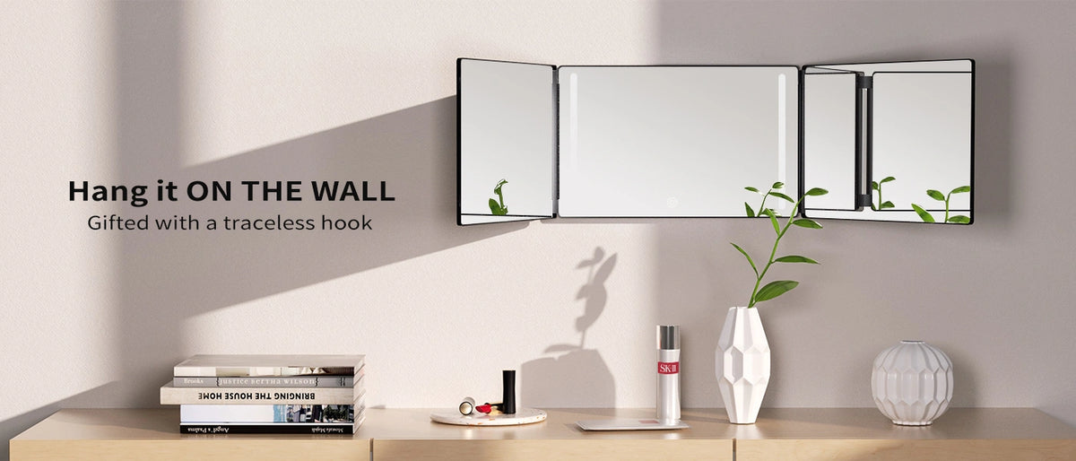 Showcase of wall hanging with traceless hook of Hook-on uptions