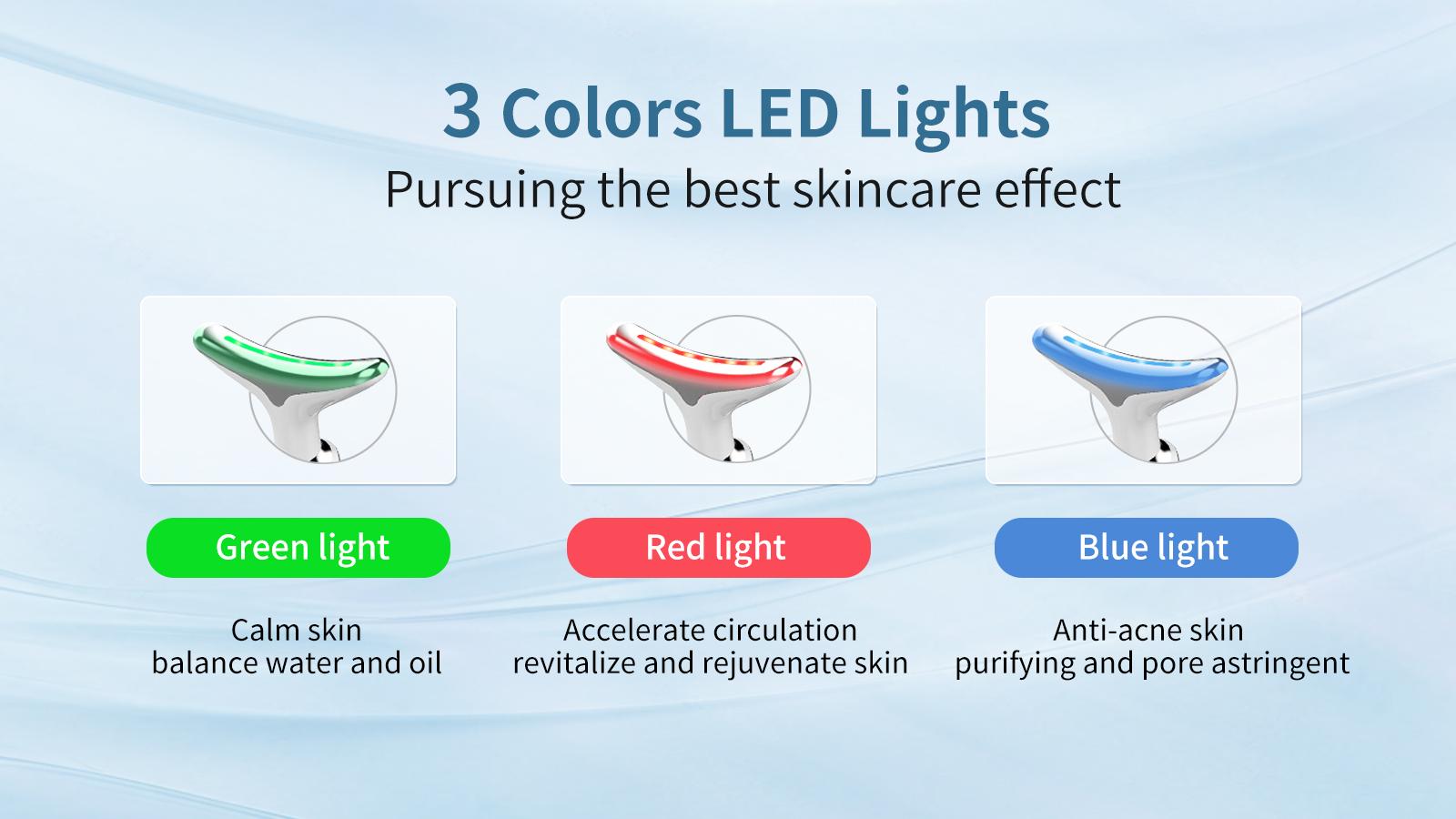 LVARA 3-in-1 LED Microcurrent Facial Sculptor