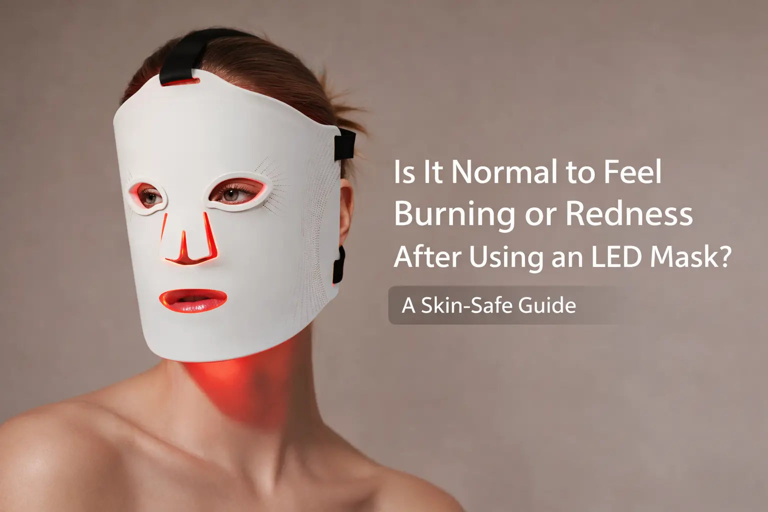 Is It Normal to Feel Burning or Redness After Using an LED Mask? A Skin-Safe Guide for At-Home LED Therapy Umitec