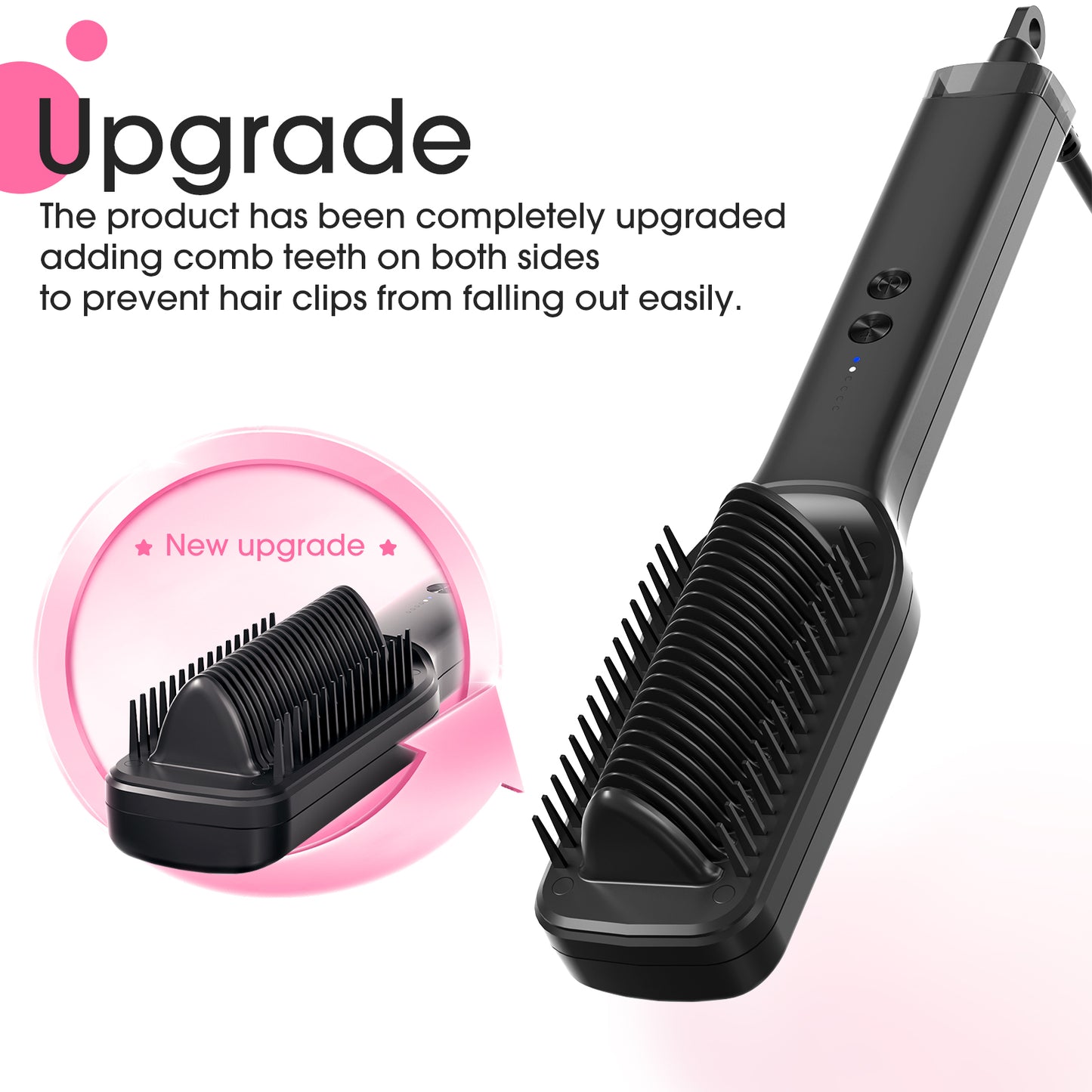 Umitec Negative Ions Hair Straightening Brush