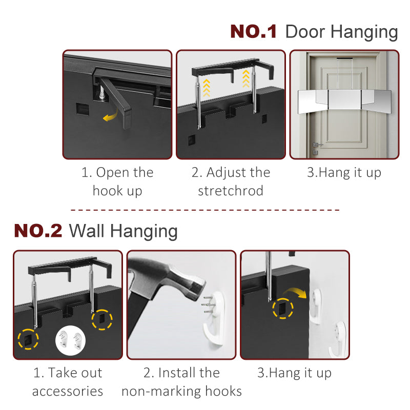 Umitec 3 Way Trifold Mirror