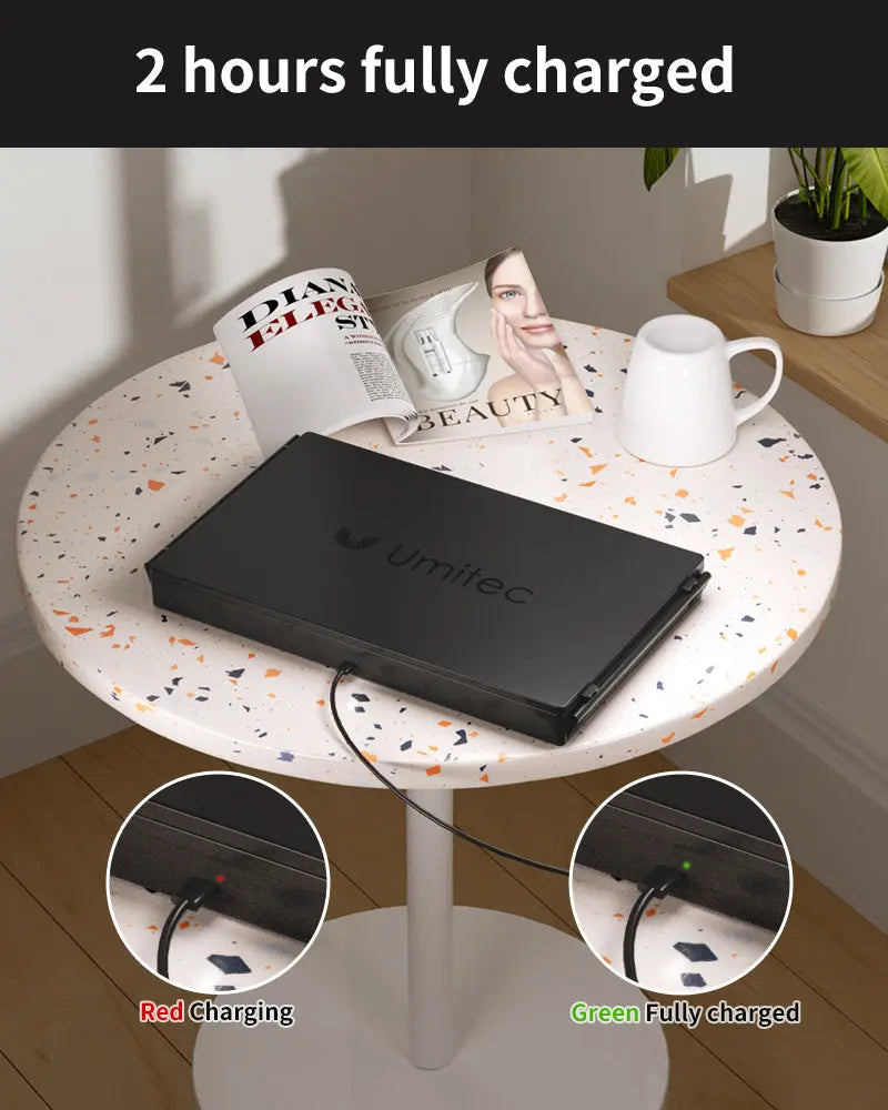 Umitec Trifold Mirror could be fully charged in 2 hours