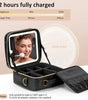 Umitec Makeup Kit Travel Bag with 3 color LED Mirror