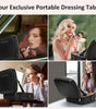 Umitec Makeup Kit Travel Bag with 3 color LED Mirror