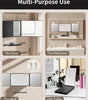 Umitec Portable Vanity Mirror showing its lightweight and travel-friendly design, suitable for back of the door, bathoom, the wall abd table