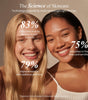 Clinical research results for Umitec zonecarft LED Mask showing 83% reduction in acne lesions in 4 weeks, 75% reduction in fine lines and wrinkles, and 79% improvement in skin radiance and tone.