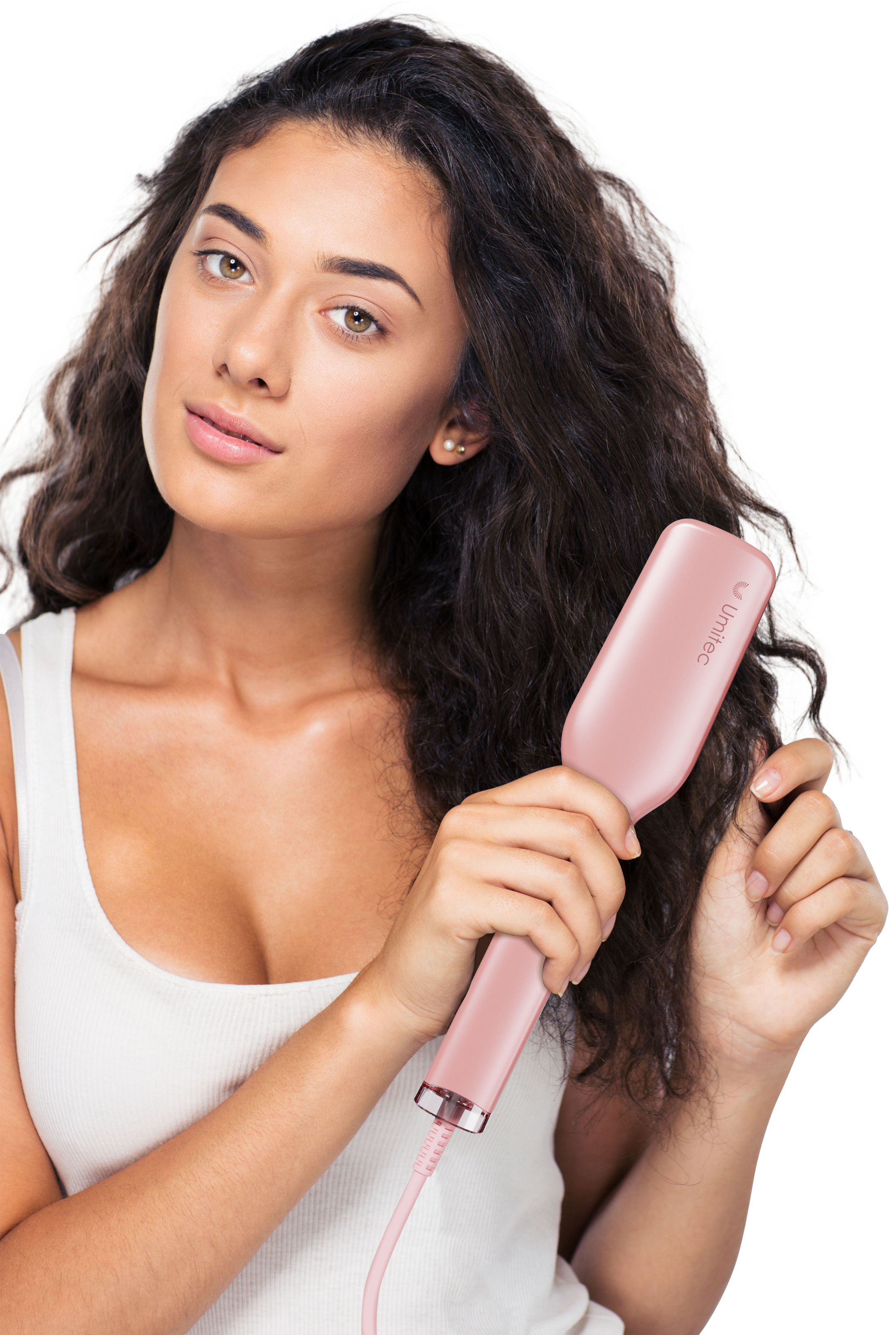 Umitec 2-in-1 Ionic Hair Straightener Brush