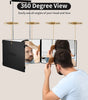 Demonstration of Umitec 3-Way Mirror being used for hairstyling from multiple angles