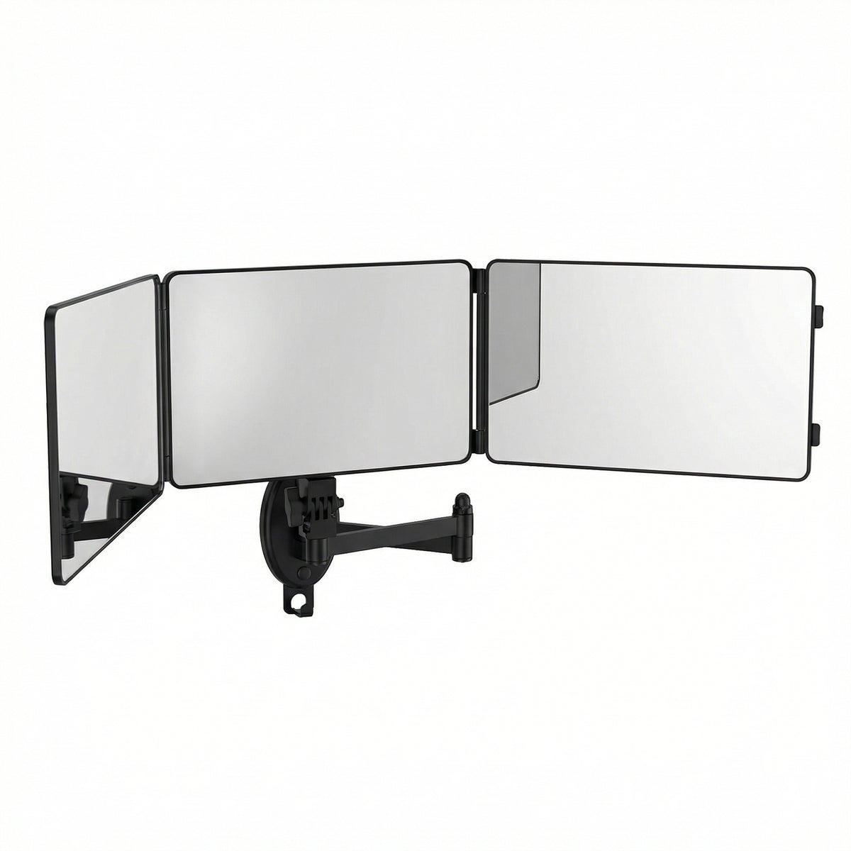 Umitec Trifold mirror medium-size wall-mounted without LED light