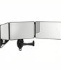 Umitec Trifold mirror medium-size wall-mounted without LED light