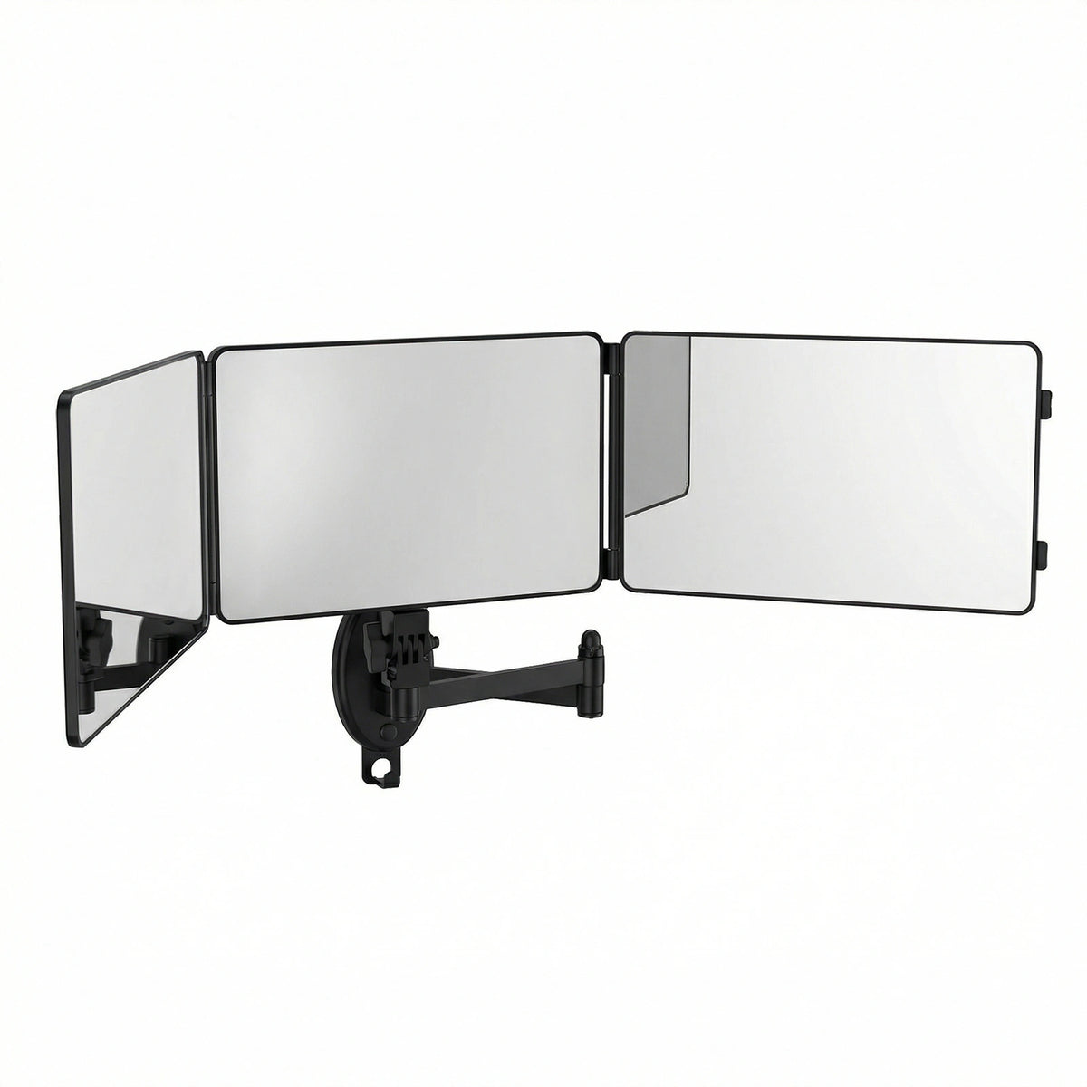 Umitec Trifold mirror medium-size wall-mounted without LED light